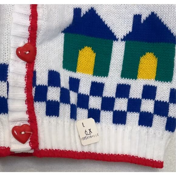 Vintage Hot cardigan - Pinkie ABC 123 Knit – Youth XS – NWT - Picture 4 of 6